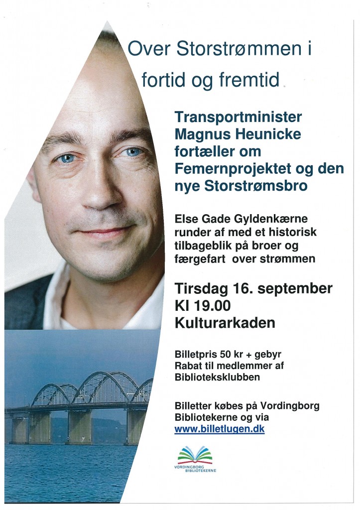 Foredrag i Kulturarkaden 16. sept. 2014